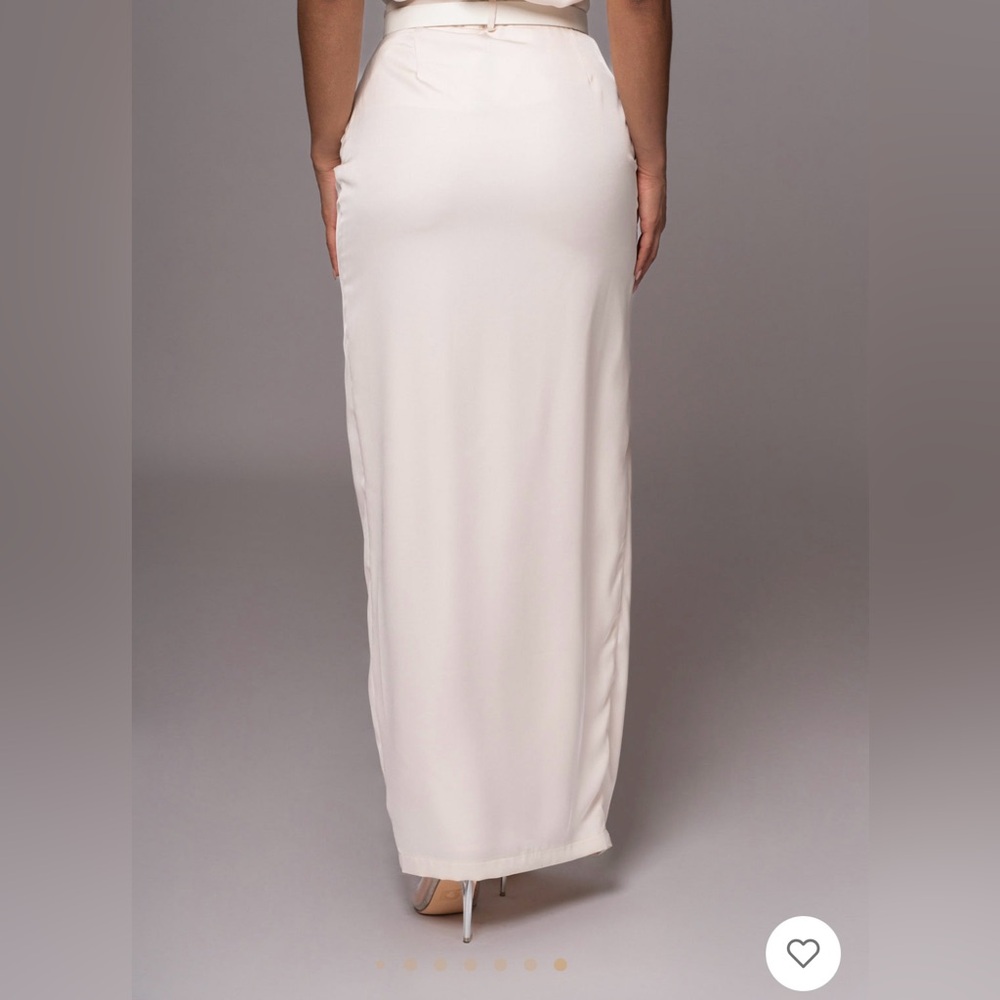 JLUX LABEL Buttercream Jamila Drape Skirt